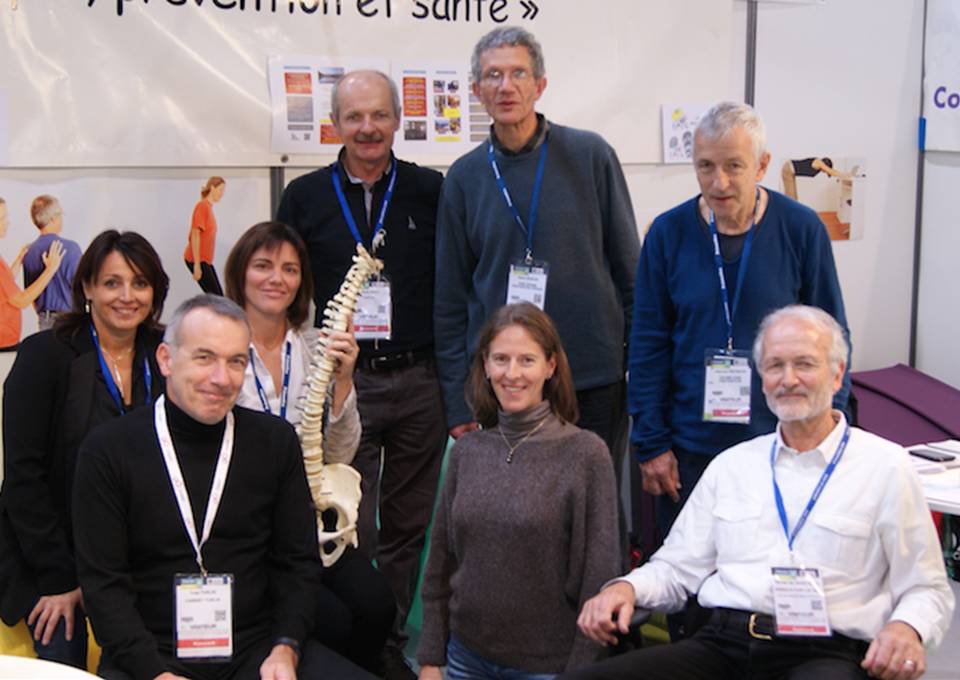 Les kinési-préventeurs Rhônes Alpes sur le stand KFP Préventica Lyon 2015