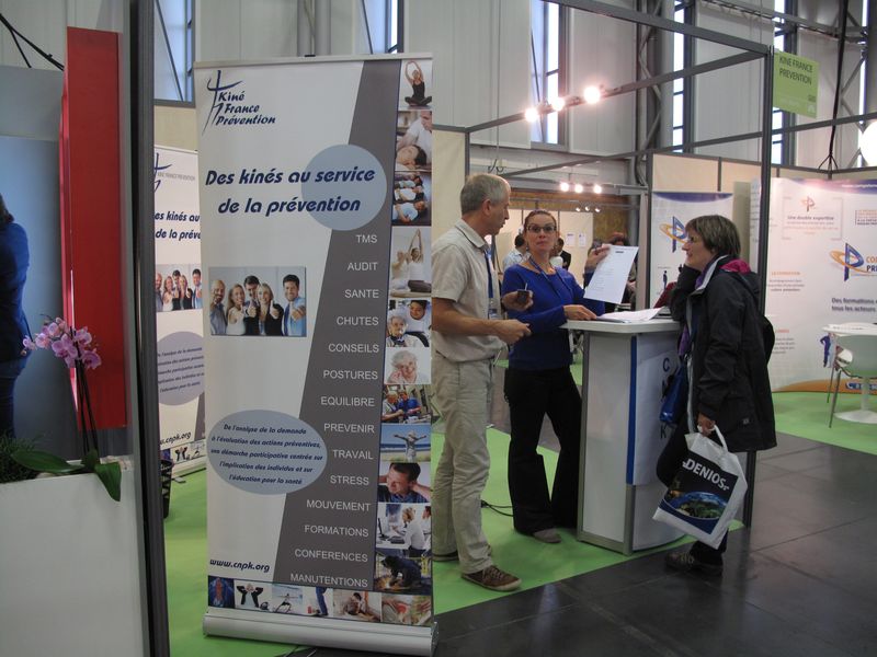 Kine France Prévention était présent au Salon Préventica de Nantes les 5/6/7 octobre 2014